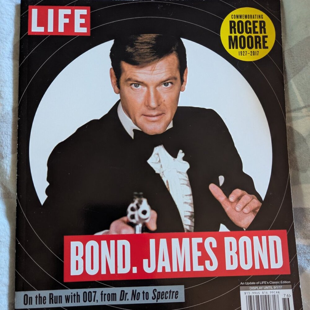 LIFE Magazine Celebration of James Bond from Dr. No to Spectre - Collectible